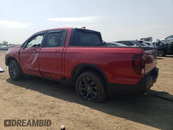 2021 Honda Ridgeline Sport with VIN 5FPYK3F10MB017541, listed as a Copart auction lot 60257215 with 12,227 mi miles and Salvage title. Bid and sale history available at DreamBid. Image 2.