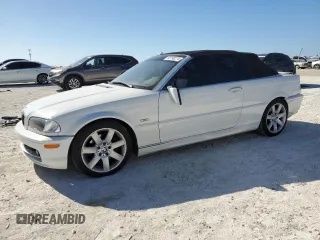2003 BMW 3 Series 325Ci with VIN WBABS33453PG91735, listed as a Copart auction lot 83190274 with 177,347 mi miles and Salvage Title. Bid and sale history available at carsss.com. Image 1.