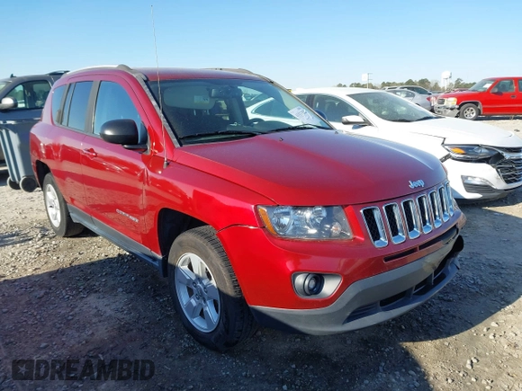 2016 Jeep Compass 75th Anniversary with VIN 1C4NJCBBXGD732464, listed as a IAAI auction lot 41832967 with 108,694 mi miles. Bid and sale history available at carsss.com. Image 1.