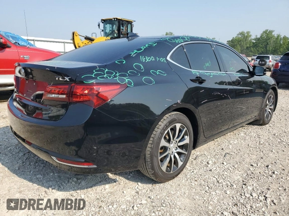 2015 Acura TLX Technology with VIN 19UUB1F57FA015832, listed as a Copart auction lot 59183235 with 84,395 mi miles and Salvage title. Bid and sale history available at DreamBid. Image 3.