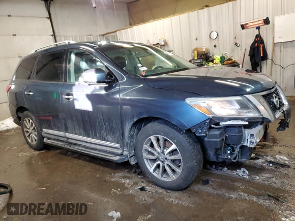 2013 Nissan Pathfinder SL with VIN 5N1AR2MM6DC669201, listed as a Copart auction lot 44315675 with 120,983 mi miles and Salvage Title. Bid and sale history available at carsss.com. Image 4.