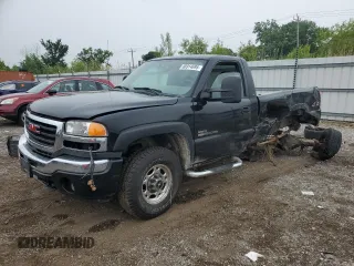 2006 GMC Sierra 2500HD Work Truck with VIN 1GTHK24D16E192708, listed as a Copart auction lot 60914695 with 331,030 mi miles and Salvage title. Bid and sale history available at DreamBid. Image 1.