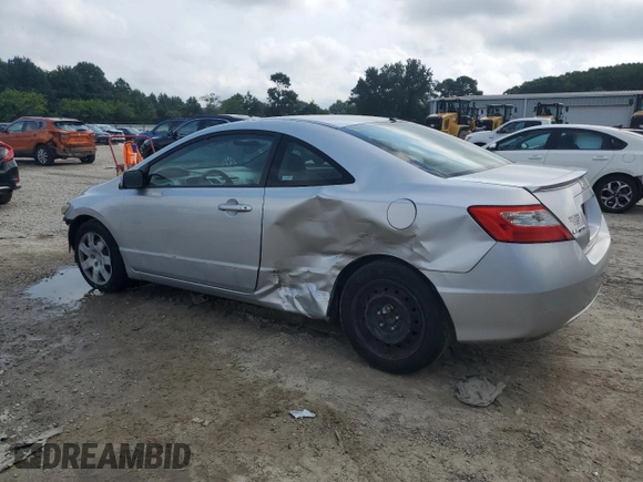 2009 Honda Civic Cpe LX with VIN 2HGFG12629H521583, listed as a Copart auction lot 66502414 with 136,478 mi miles and Salvage Title. Bid and sale history available at carsss.com. Image 2.