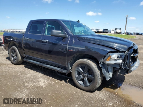 2021 Ram 1500 Tradesman with VIN 3C6RR7KT5MG671931, listed as a Copart auction lot 67075115 with 58,292 mi miles and Salvage title. Bid and sale history available at DreamBid. Image 4.