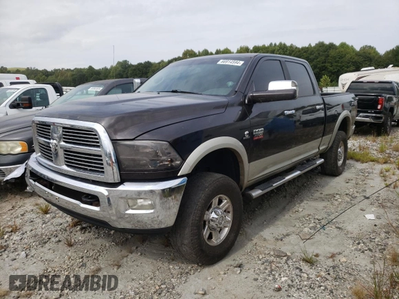 2010 Dodge Ram 2500 SLT with VIN 3D7UT2CL6AG118163, listed as a Copart auction lot 66914594 with 308,436 mi miles and Salvage Title. Bid and sale history available at carsss.com. Image 1.