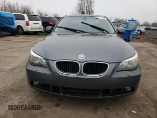 2004 BMW 5 Series 530i with VIN WBANA735X4B813324, listed as a Copart auction lot 88777275 with 142,990 mi miles and Salvage Title. Bid and sale history available at DreamBid. Image 5.