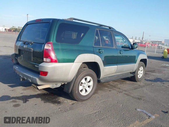 2003 Toyota 4Runner SR5 with VIN JTEZT14R630008021, listed as a IAAI auction lot 41619573 with 276,919 mi miles. Bid and sale history available at carsss.com. Image 4.