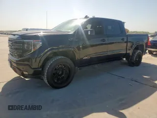 2023 GMC Sierra 1500 AT4 with VIN 1GTUUEE83PZ319299, listed as a Copart auction lot 52638625 with 59,732 mi miles and Clean title. Bid and sale history available at DreamBid. Image 1.