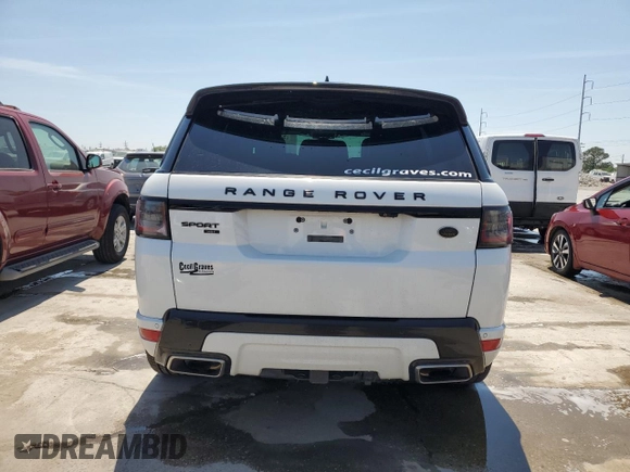 2020 Land Rover Range Rover Sport HST z VIN SALWS2RU8LA887814, wystawiony jako Copart lot #52912705 z przebiegiem 56 971 mil mil oraz Szkoda całkowita • Salvage title. Historia ofert i sprzedaży dostępna na DreamBid. Obrazek 6.