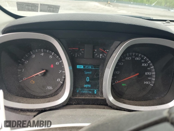 2015 Chevrolet Equinox LT with VIN 2GNFLFEK1F6262521, listed as a Copart auction lot 55793295 with 158,551 mi miles and Clean Title. Bid and sale history available at DreamBid. Image 9.