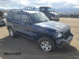 2004 Jeep Liberty Sport with VIN 1J4GL48K84W304550, listed as a Copart auction lot 50757525 with 153,251 mi miles and Salvage Title. Bid and sale history available at carsss.com. Image 4.