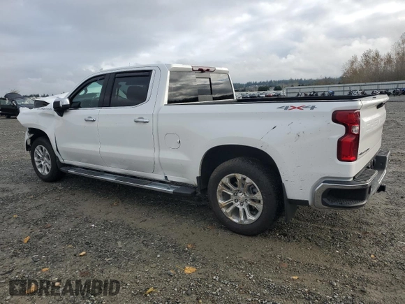 2023 Chevrolet Silverado 1500 LTZ with VIN 1GCUDGE8XPZ218739, listed as a Copart auction lot 76420834 with 16,777 mi miles and Salvage Title. Bid and sale history available at carsss.com. Image 2.