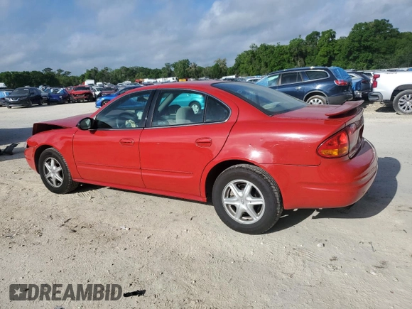 2004 Oldsmobile Alero GL1 with VIN 1G3NL52F24C200863, listed as a Copart auction lot 51545085 with 68,211 mi miles and Salvage Title. Bid and sale history available at DreamBid. Image 2.