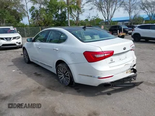 2015 Kia Cadenza Premium with VIN KNALN4D79F5178379, listed as a IAAI auction lot 41594983 with 56,205 mi miles. Bid and sale history available at carsss.com. Image 3.