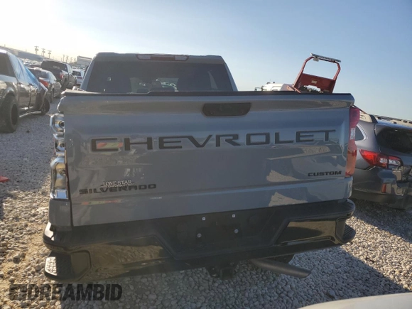 2024 Chevrolet Silverado 1500 Custom Trail Boss with VIN 3GCPDCEK1RG151825, listed as a Copart auction lot 80678954 with 5,257 mi miles and Salvage Title. Bid and sale history available at carsss.com. Image 6.