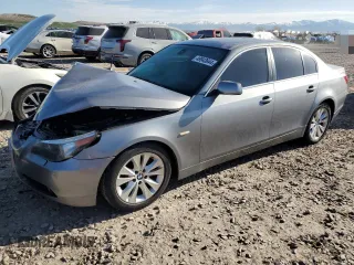 2005 BMW 5 Series 545i with VIN WBANB33575CN66751, listed as a Copart auction lot 49943644 with Not Provided miles and Salvage Title. Bid and sale history available at carsss.com. Image 1.