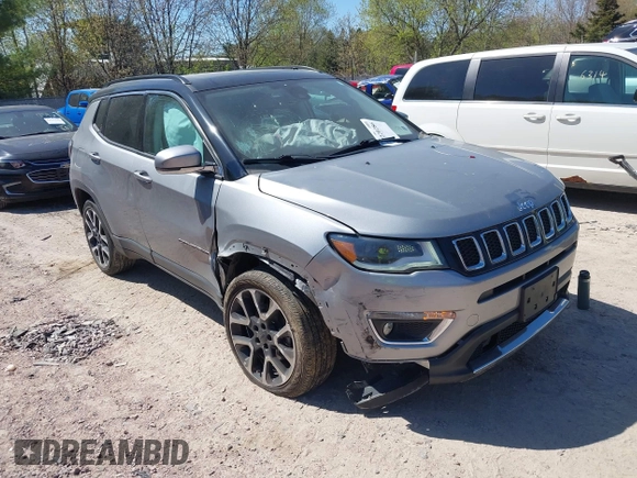 2021 Jeep Compass Limited z VIN 3C4NJDCBXMT541427, wystawiony jako IAAI lot #42220286 z przebiegiem 45 899 mil mil oraz . Historia ofert i sprzedaży dostępna na DreamBid. Obrazek 1.