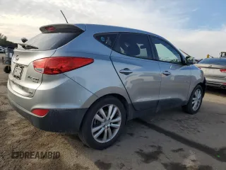 2011 Hyundai Tucson Limited with VIN KM8JUCAC1BU204459, listed as a Copart auction lot 46502895 with 110,654 mi miles and Salvage Title. Bid and sale history available at DreamBid. Image 3.