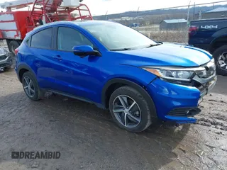 2022 Honda HR-V EX with VIN 3CZRU6H55NM734940, listed as a IAAI auction lot 41617485 with 19,860 mi miles. Bid and sale history available at carsss.com. Image 1.