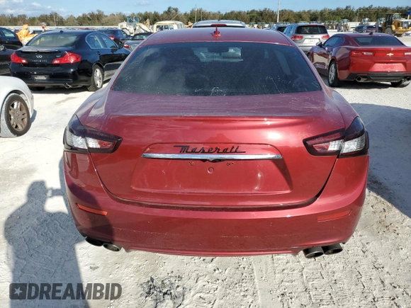 2016 Maserati Ghibli S с VIN ZAM57RSA7G1171520, выставлен на аукционе Copart как лот 85393004 с пробегом Не указан миль и Списание • Salvage title. История ставок и продаж доступна на DreamBid. Изображение 6.