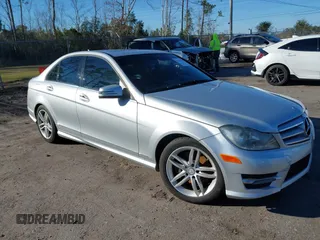 2013 Mercedes-Benz C 300 Sport with VIN WDDGF8AB2DG129176, listed as a IAAI auction lot 41354986 with 109,453 mi miles and . Bid and sale history available at carsss.com. Image 1.