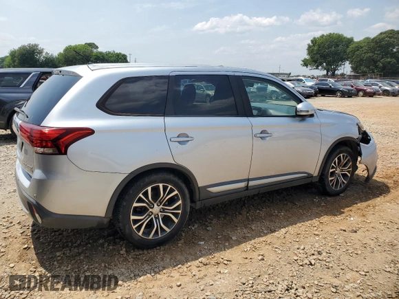 2016 Mitsubishi Outlander SE with VIN JA4AD3A36GZ013709, listed as a Copart auction lot 60262595 with 156,109 mi miles and Salvage title. Bid and sale history available at DreamBid. Image 3.