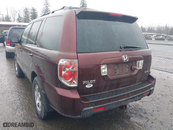 2007 Honda Pilot EX-L with VIN 2HKYF18787H534837, listed as a IAAI auction lot 41861438 with 199,355 mi miles. Bid and sale history available at carsss.com. Image 3.