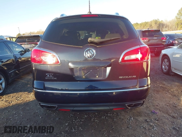 2017 Buick Enclave Leather with VIN 5GAKRBKD5HJ286204, listed as a IAAI auction lot 41328934 with 60,292 mi miles and . Bid and sale history available at DreamBid. Image 16.
