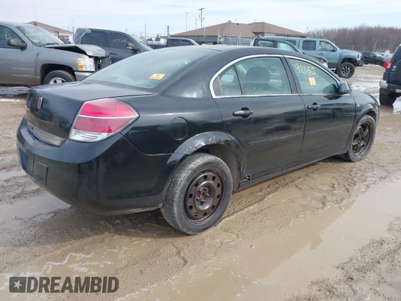2007 Saturn Aura XE with VIN 1G8ZS57NX7F178953, listed as a IAAI auction lot 41792055 with 1 mi miles. Bid and sale history available at carsss.com. Image 4.