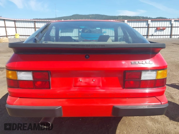 1984 Porsche 944 with VIN WP0AA0948EN456264, listed as a IAAI auction lot 42134801 with 54,339 mi miles and . Bid and sale history available at carsss.com. Image 16.