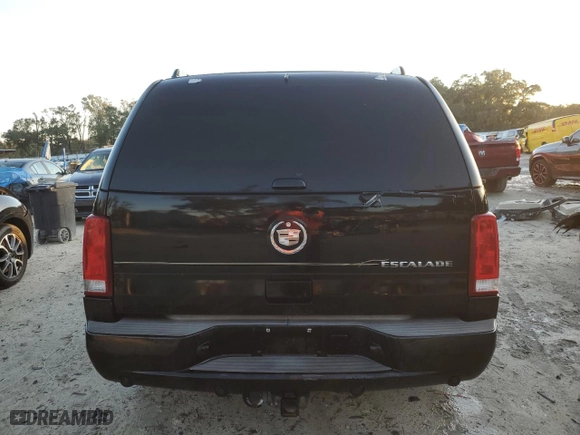 2005 Cadillac Escalade with VIN 1GYEC63N55R201378, listed as a Copart auction lot 87163704 with 153,771 mi miles and Salvage Title. Bid and sale history available at carsss.com. Image 6.