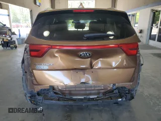 2017 Kia Sportage LX with VIN KNDPMCAC9H7157171, listed as a Copart auction lot 54885905 with 194,496 mi miles and Salvage Title. Bid and sale history available at DreamBid. Image 6.