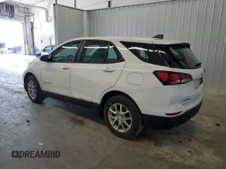 2022 Chevrolet Equinox LS with VIN 3GNAXHEV2NS161704, listed as a Copart auction lot 62684915 with 195,053 mi miles and Clean title. Bid and sale history available at DreamBid. Image 2.