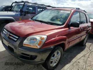 2005 Kia Sportage LX with VIN KNDJF723057131284, listed as a Copart auction lot 74563624 with Not Provided miles and Non Repairable. Bid and sale history available at carsss.com. Image 1.