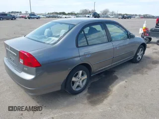 2004 Honda Civic EX with VIN 1HGES26714L022417, listed as a IAAI auction lot 42106769 with Not Provided miles and . Bid and sale history available at DreamBid. Image 4.