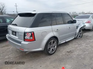 2012 Land Rover Range Rover Sport SC with VIN SALSH2E41CA734940, listed as a IAAI auction lot 41709747 with 137,482 mi miles. Bid and sale history available at carsss.com. Image 4.