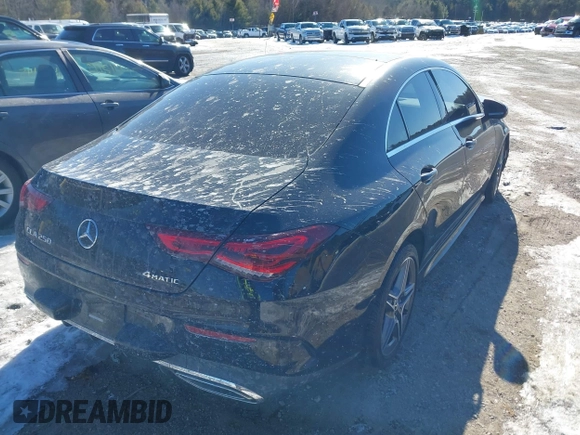 2020 Mercedes-Benz CLA with VIN W1K5J4HB3LN087535, listed as a IAAI auction lot 41480591 with 102,315 mi miles. Bid and sale history available at carsss.com. Image 4.