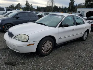2004 Mercury Sable GS with VIN 1MEFM50U44A624610, listed as a Copart auction lot 85780554 with 215,046 mi miles and Clean Title. Bid and sale history available at carsss.com. Image 1.