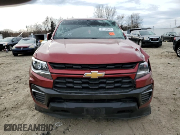 2021 Chevrolet Colorado 2WD LT с VIN 1GCGSCEN4M1210292, выставлен на аукционе Copart как лот 49714505 с пробегом 96 725 миль миль и Списание • Salvage title. История ставок и продаж доступна на DreamBid. Изображение 5.