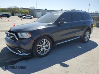 2016 Dodge Durango Limited with VIN 1C4RDHDG0GC467039, listed as a Copart auction lot 52102555 with 105,936 mi miles and Salvage title. Bid and sale history available at DreamBid. Image 1.