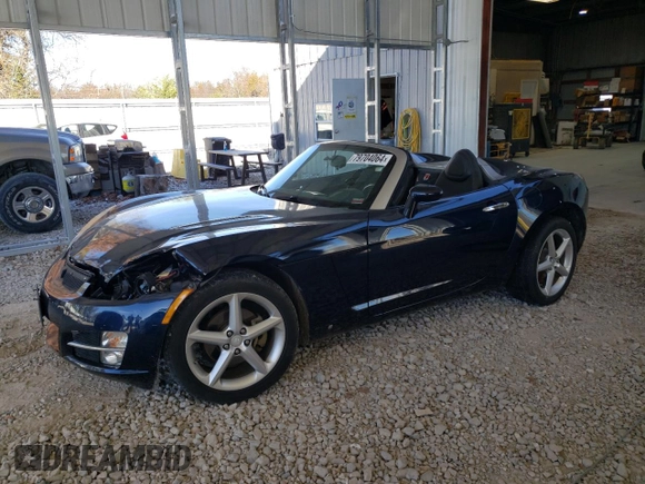 2008 Saturn Sky z VIN 1G8MB35B58Y125607, wystawiony jako Copart lot #79704064 z przebiegiem 62 914 mil mil oraz Szkoda całkowita • Salvage title. Historia ofert i sprzedaży dostępna na DreamBid. Obrazek 1.