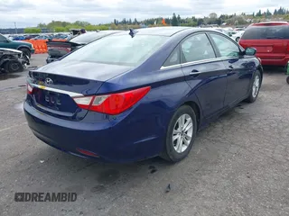 2013 Hyundai Sonata GLS with VIN 5NPEB4AC3DH669307, listed as a IAAI auction lot 42015043 with 105,690 mi miles and . Bid and sale history available at carsss.com. Image 4.