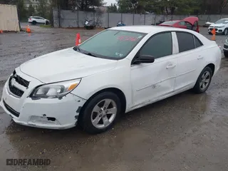 2013 Chevrolet Malibu LS with VIN 1G11B5SA0DF219036, listed as a IAAI auction lot 41852960 with 119,365 mi miles. Bid and sale history available at carsss.com. Image 2.