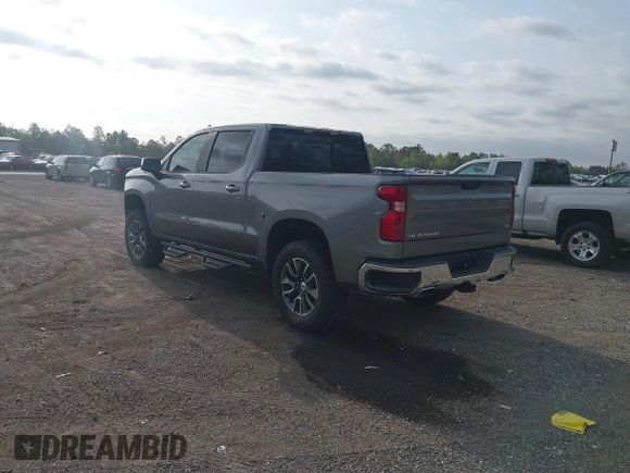 2021 Chevrolet Silverado 1500 LT with VIN 1GCUYDED4MZ149526, listed as a IAAI auction lot 41863285 with 38,591 mi miles. Bid and sale history available at carsss.com. Image 3.