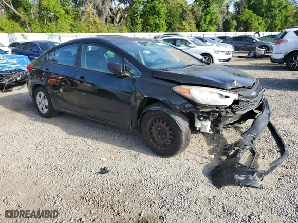 2014 Kia Forte LX with VIN KNAFK4A61E5190333, listed as a Copart auction lot 50500195 with 176,912 mi miles and Salvage Title. Bid and sale history available at carsss.com. Image 4.