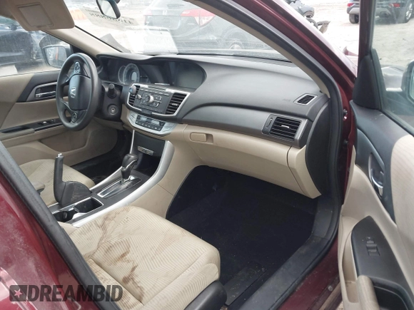 2014 Honda Accord Sedan LX with VIN 1HGCR2F33EA285263, listed as a IAAI auction lot 41886888 with 110,852 mi miles. Bid and sale history available at carsss.com. Image 5.