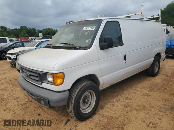 2007 Ford Econoline Cargo Commercial with VIN 1FTNE14W97DB31636, listed as a Copart auction lot 52639435 with Not Provided miles and Clean Title. Bid and sale history available at DreamBid. Image 1.