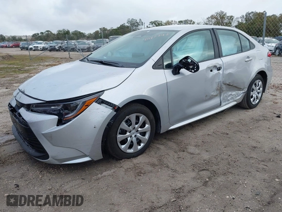 2024 Toyota Corolla LE with VIN 5YFB4MDE7RP150362, listed as a IAAI auction lot 41117747 with 4,946 mi miles. Bid and sale history available at carsss.com. Image 2.
