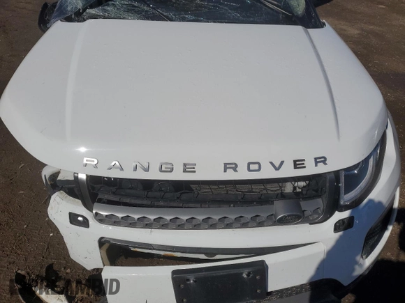 2019 Land Rover Range Rover Evoque SE with VIN SALVP2RX0KH347726, listed as a Copart auction lot 47424345 with 0 mi miles and Salvage Title. Bid and sale history available at carsss.com. Image 12.