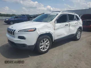 2018 Jeep Cherokee Latitude Plus with VIN 1C4PJMLX9JD597624, listed as a Copart auction lot 64314295 with 76,608 mi miles and Salvage title. Bid and sale history available at DreamBid. Image 1.